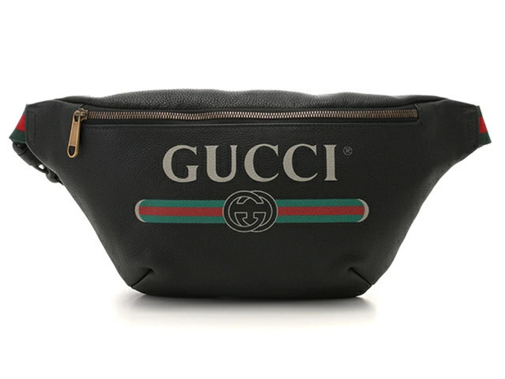 Gucci Waist Belt Crossbody Bag Embossed